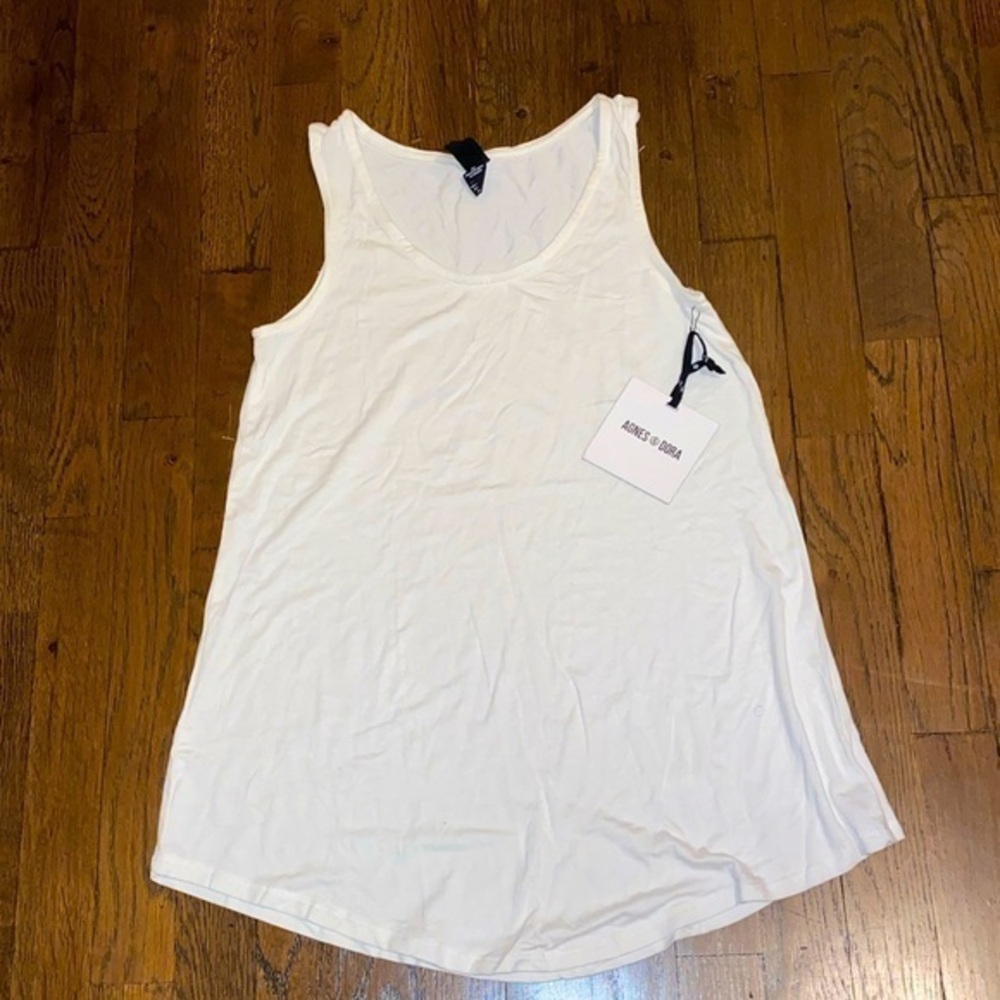 #36: NWT Agnes & Dora White Tank